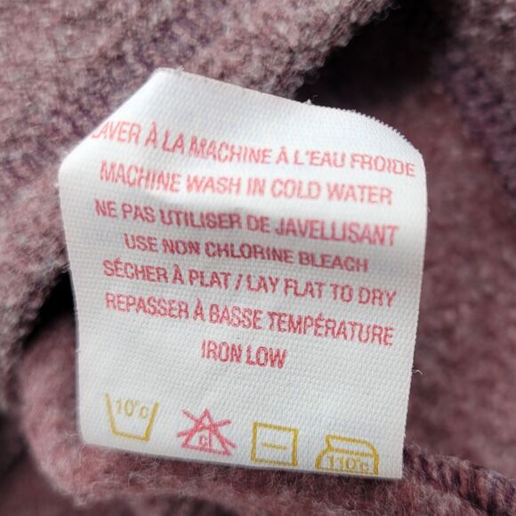 La Griffe Jacket Women's NO SIZE TAG Purple Cropped Zip Boxy 90's Vintage - Picture 10 of 10